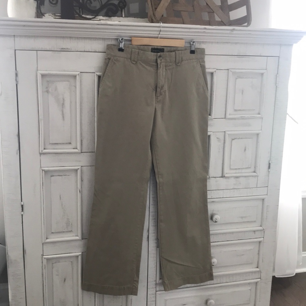 Eddie Bauer 33x34 Straight/Slight Boot Cut Chinos